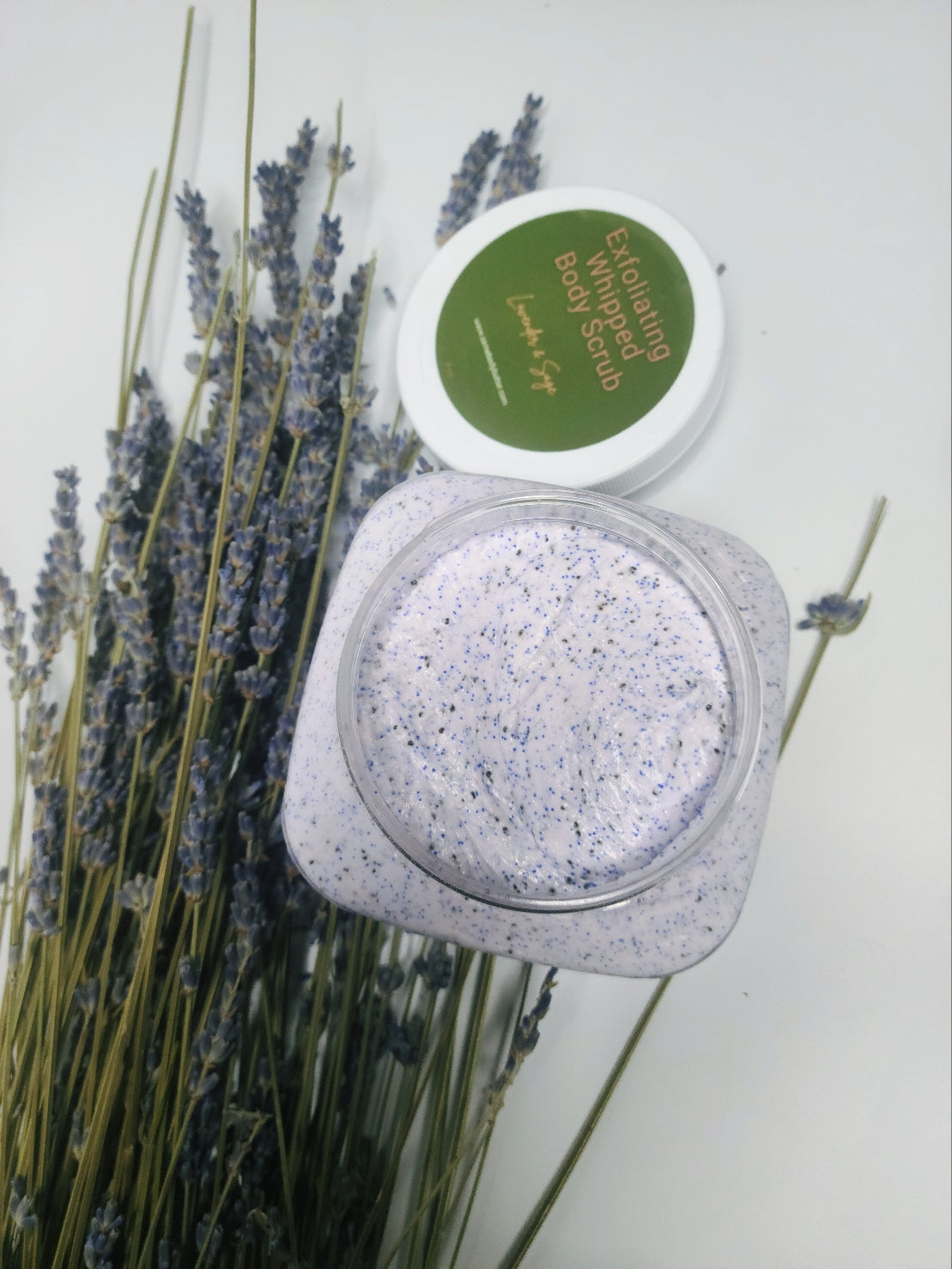 Exfoliating Whipped Body Scrub (Jojoba Beads & Poppy Seeds)